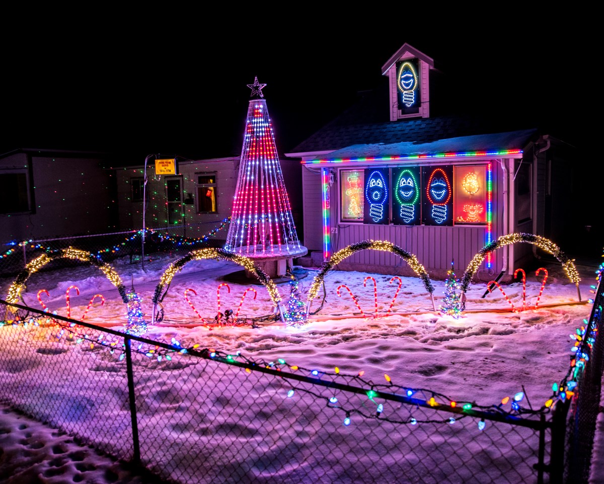 A local favourite holiday light display returned for the season on