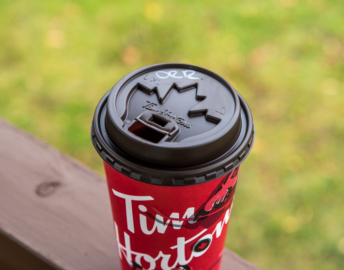 Local Tim Hortons locations now featuring company's new lids Buzz